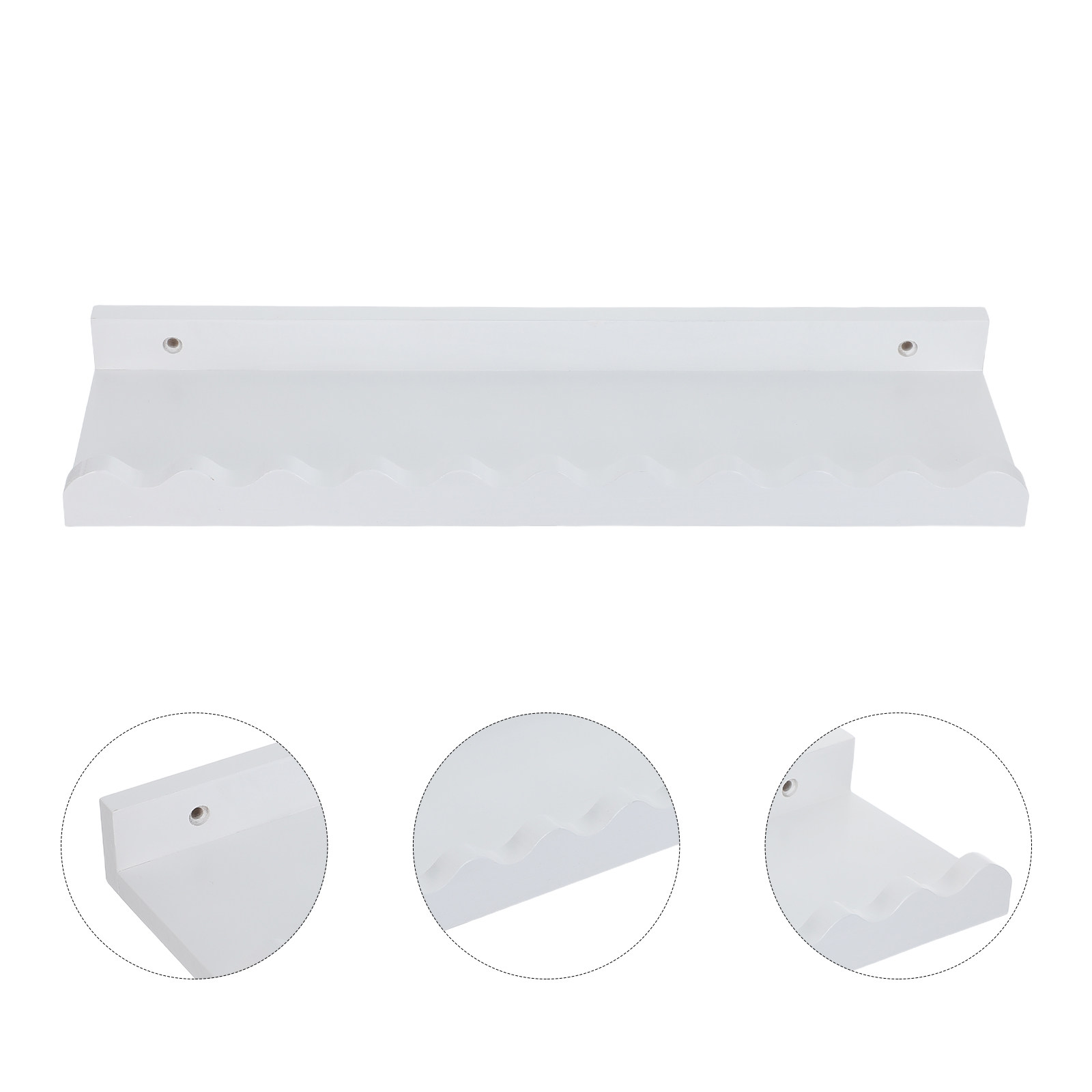 Baby Nursery Floating Shelves - 2 stuks natuurlijke massief houten kinderkamerplanken