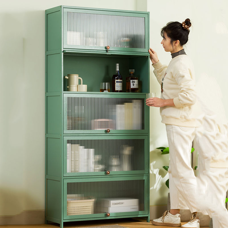 Baby Nursery Bookshelf - Meerlaags opbergkast met laden voor kinderkleding,