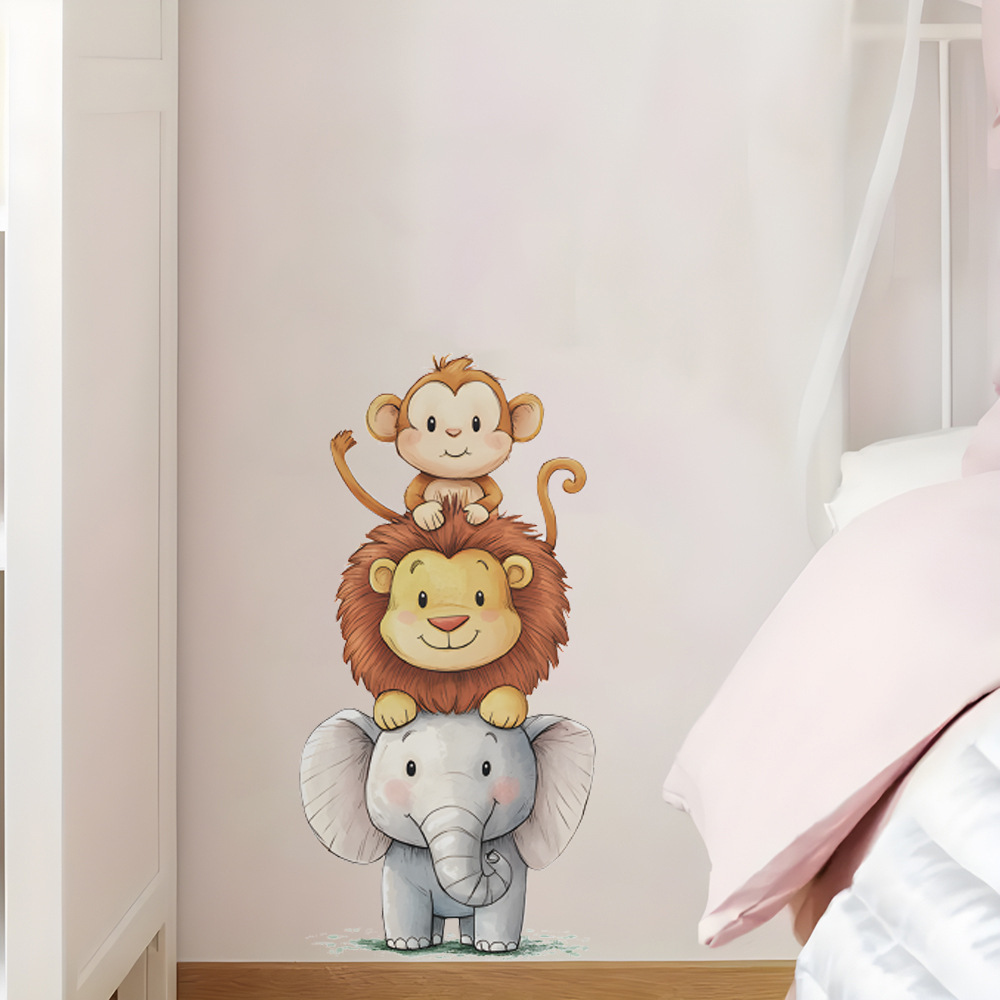 Baby Nursery Stickers - Leuke bosdieren muurstickers voor kamers babykamer