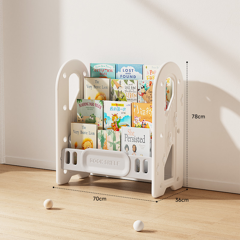 Baby Nursery Bookshelf - Opbergrek voor kinderspeelgoed, boekenplank, grote capaciteit,