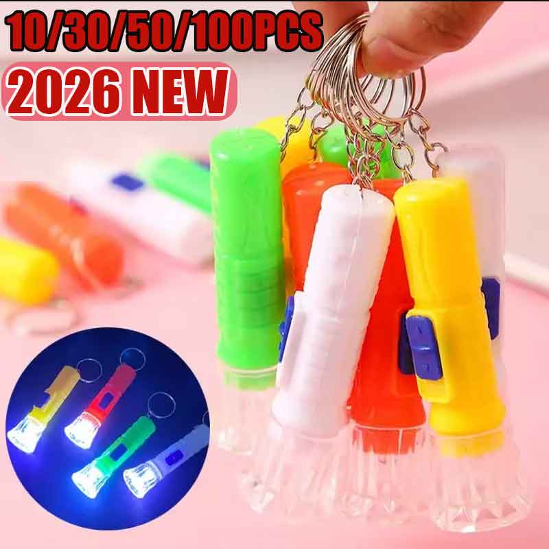 Baby Nursery Gifts - 10/30/50/100PCS Mini Kinderen LED Zaklamp Lamp