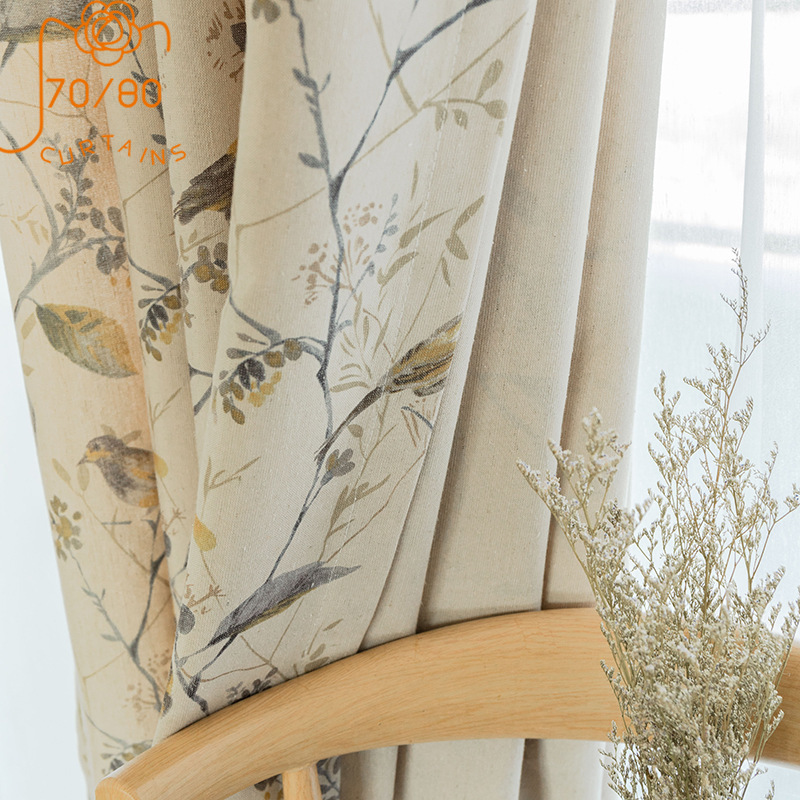 Blackout Curtain Nursery - Aangepaste katoen en voor linnen gordijnen