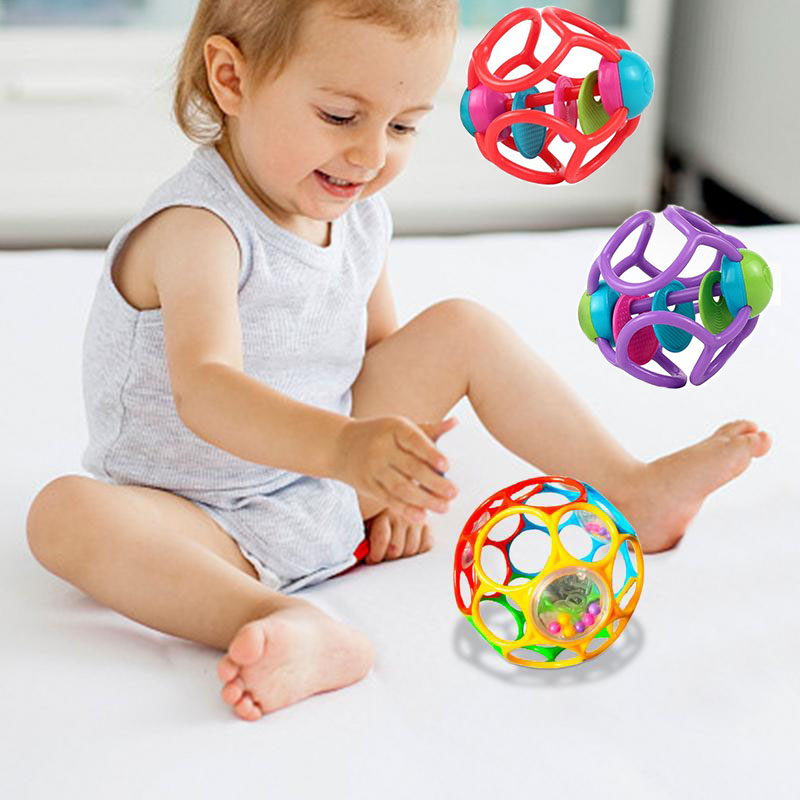 Baby Nursery Images - Babyrammelaars Zachte handbel Grijpgat Balspel Pasgeboren