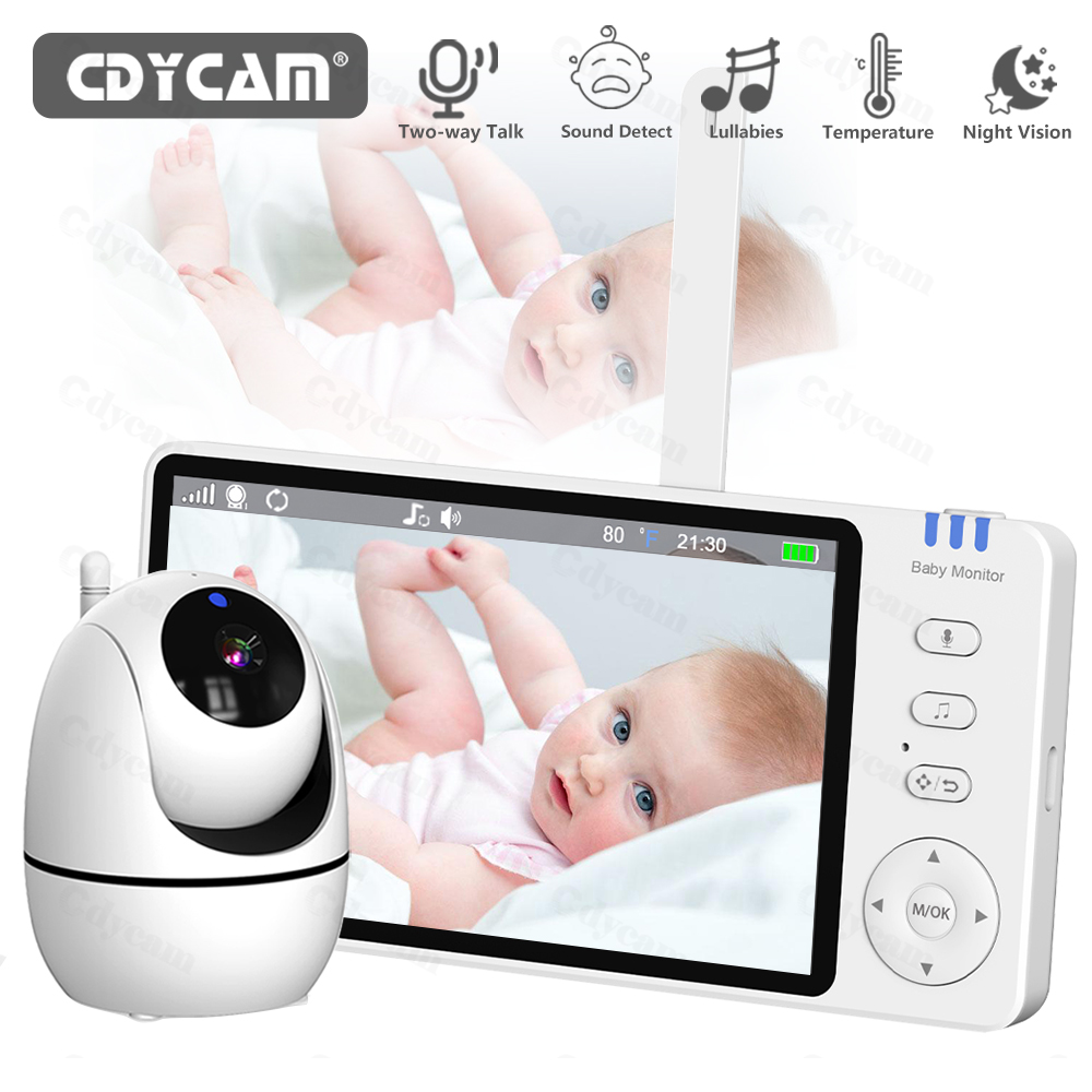Wearable Baby Monitor - Video-babyfoon met camera en audio, babyfoon