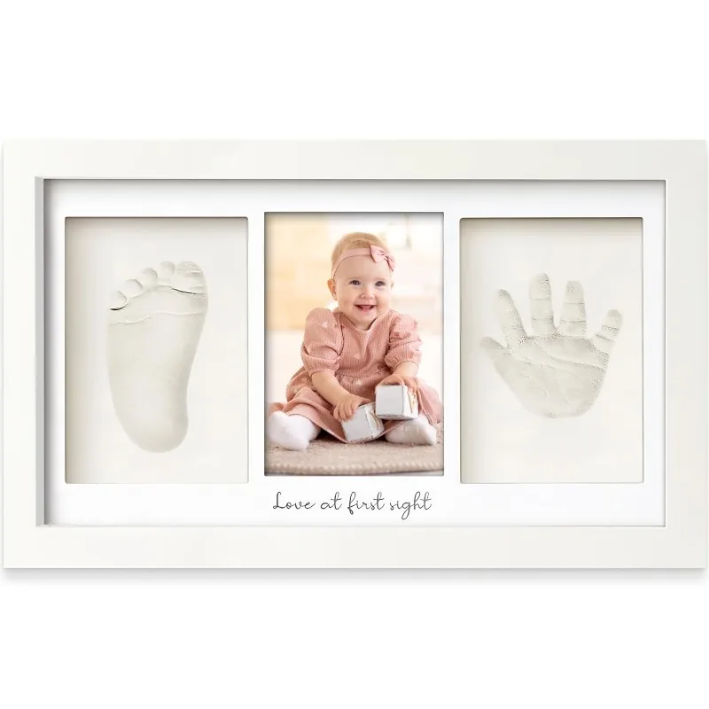 Baby Nursery Images - Baby Handafdruk Voetafdruk Klei Kit Pasgeboren
