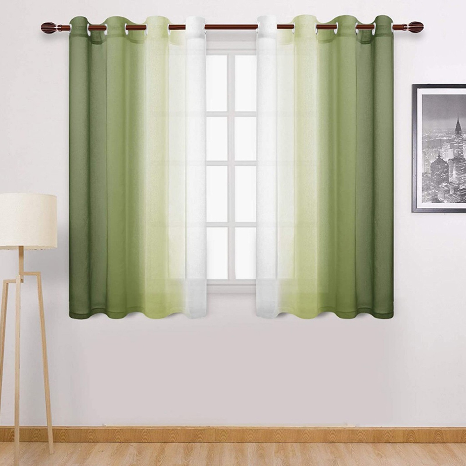 Blackout Curtain Nursery - 1 st Gordijn Faux Grommet Filter