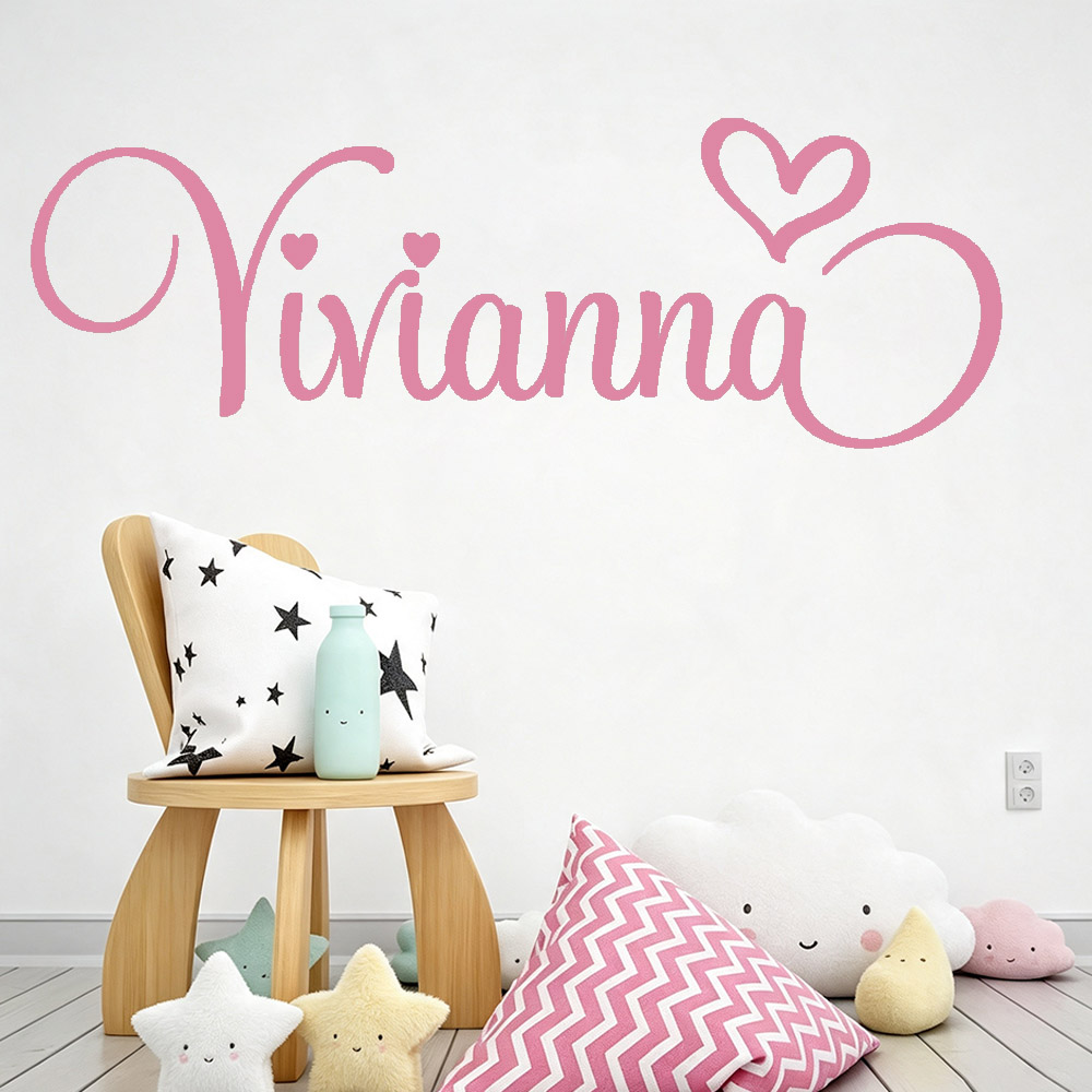 Baby Nursery Stickers - Muurstickers voor kinderkamers Gepersonaliseerde kindernaam Vinyl