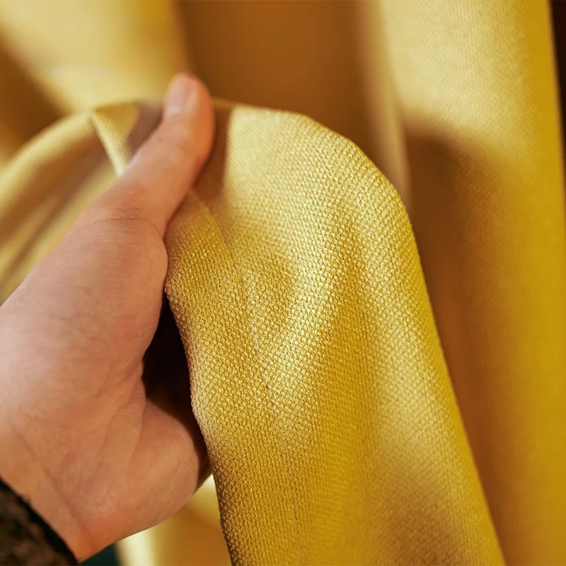 Nieuwe gele katoenen en linnen - Blackout Curtain Nursery recensie en prijs