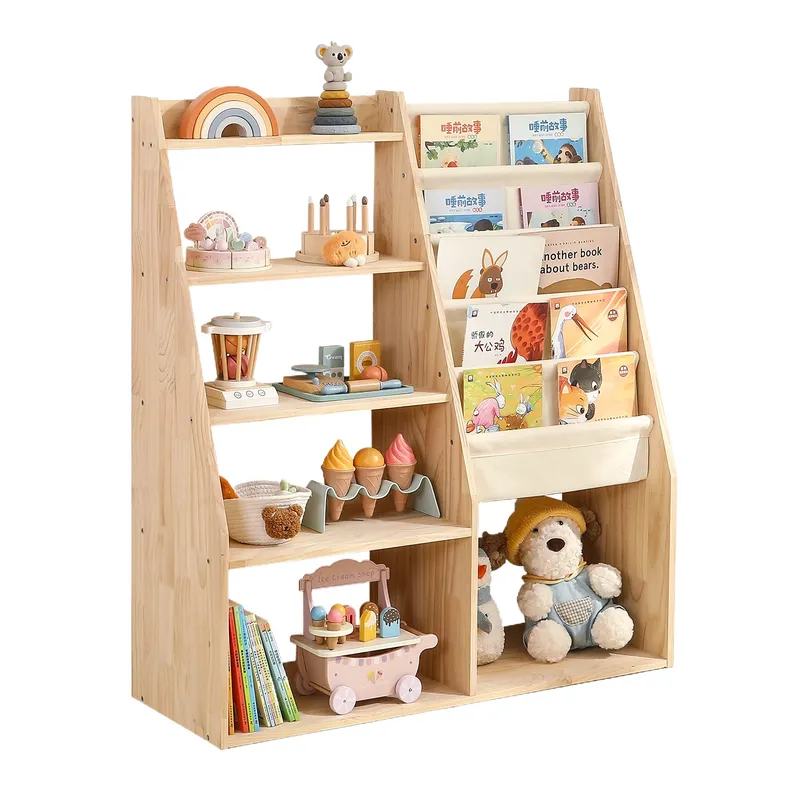 Massief houten kinderboekenpla - Baby Nursery Bookshelf recensie en prijs