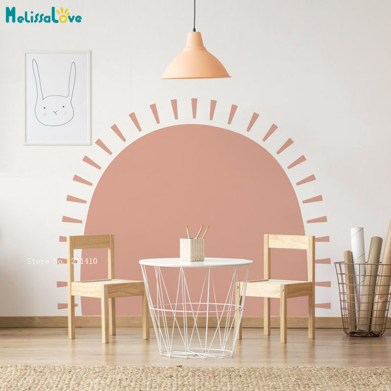 Half Zon Boho Muurstickers Abs - Baby Nursery Stickers recensie en prijs