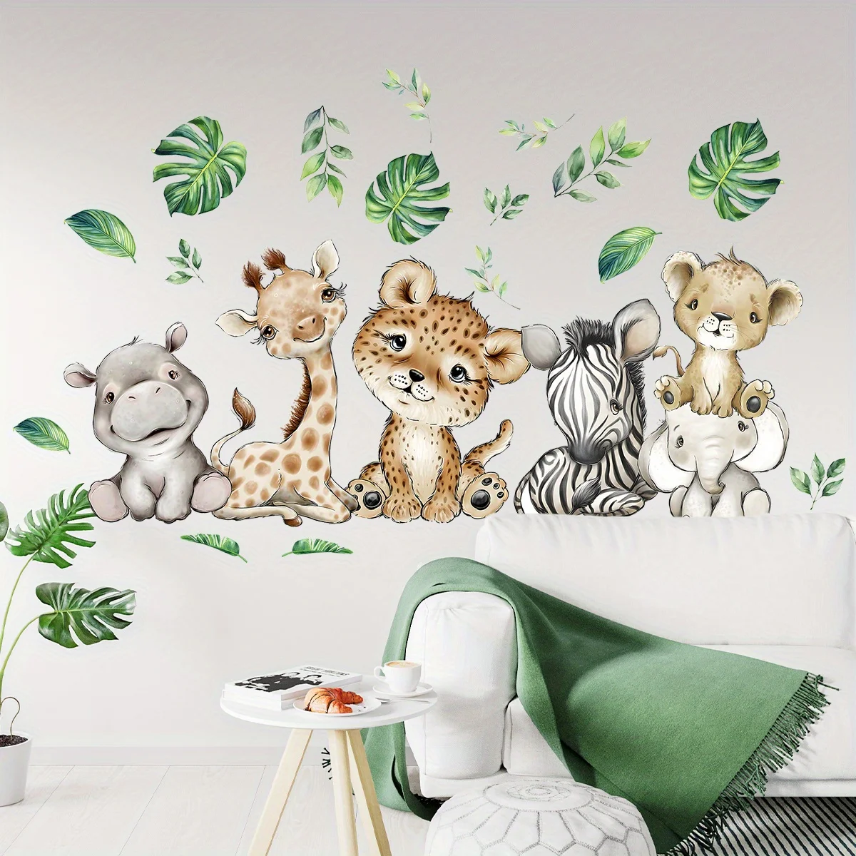 1PC Cartoon Leuke Nijlpaard Ti - Baby Nursery Stickers recensie en prijs