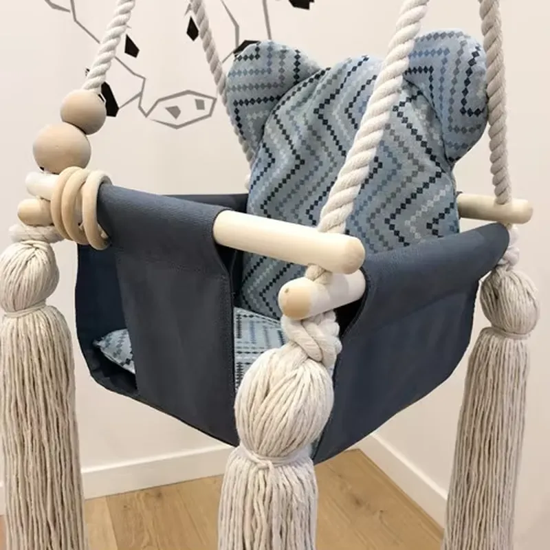 Houten hangende schommelstoel  - Baby Nursery Rocking Chair recensie en prijs