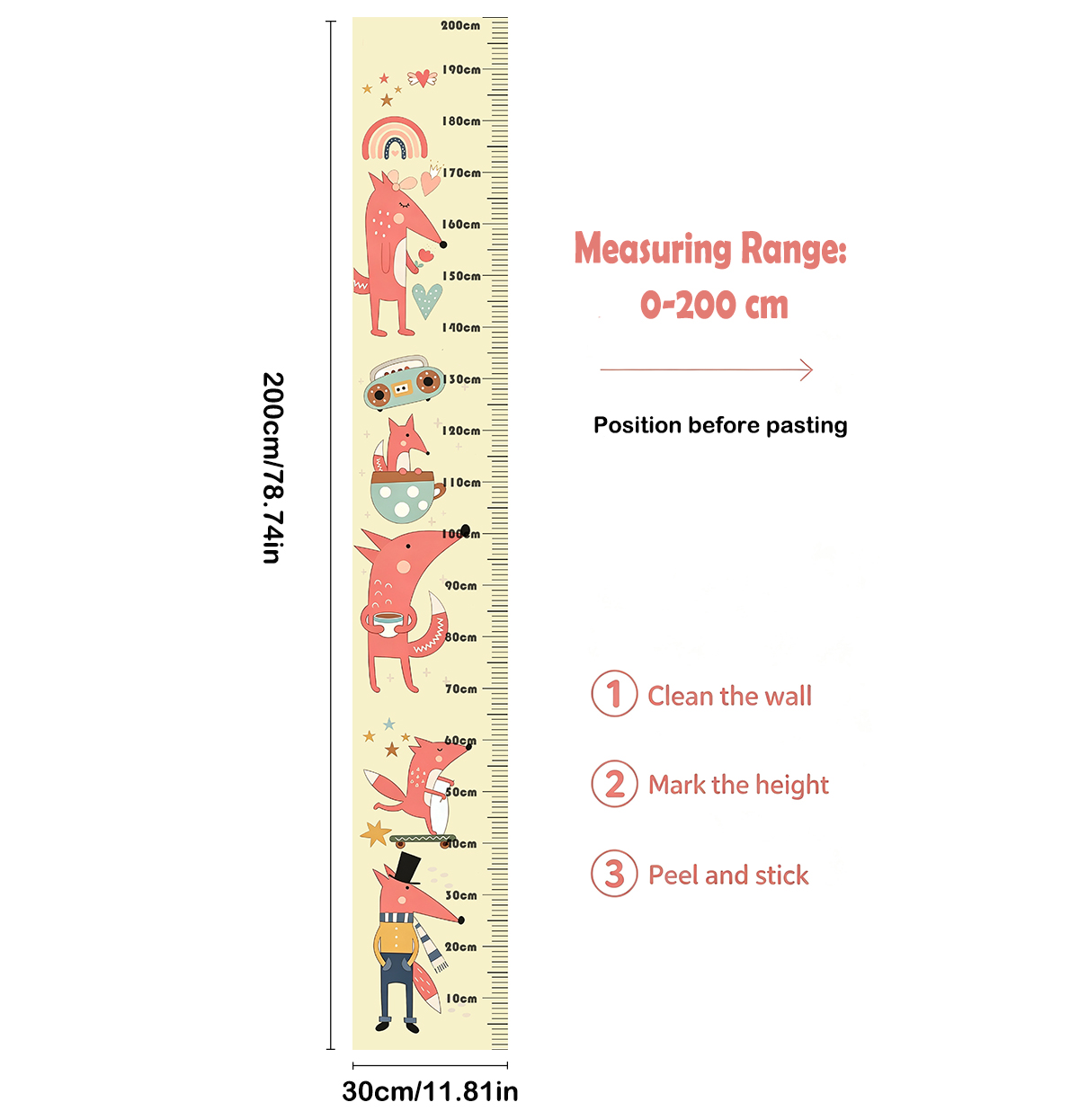 Schattige Dieren Vos Kinderen  - Baby Nursery Stickers recensie en prijs