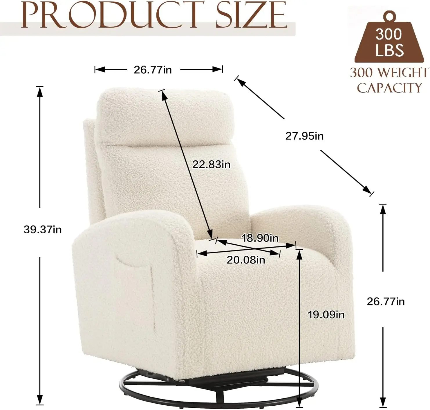 Moderne draaibare glijstoel, g - Baby Nursery Rocking Chair recensie en prijs