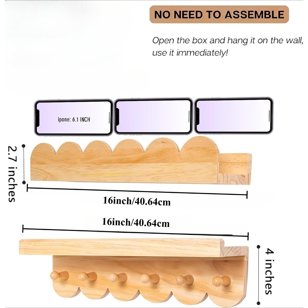 Kwekerij Boekenplanken 3PCS Ho - Baby Nursery Floating Shelves recensie en prijs