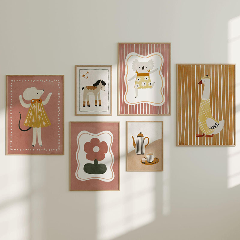 Muis Gans Paard Koala Koffie B - Baby Nursery Images recensie en prijs
