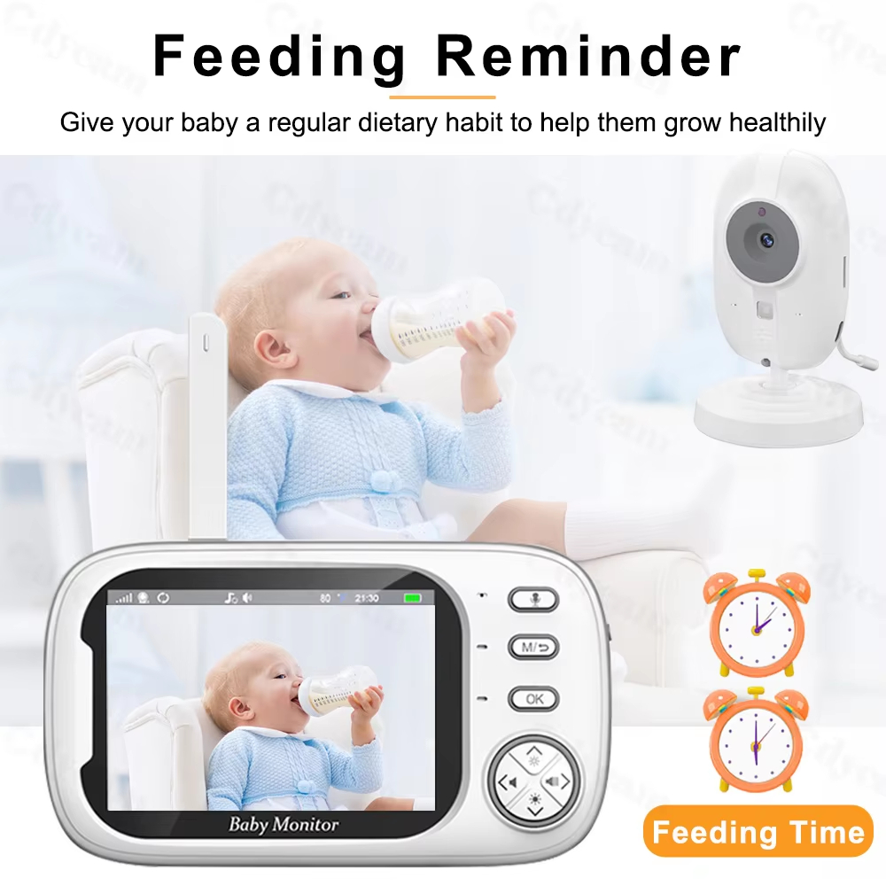 3,5 inch babyfoon met camera e - Wearable Baby Monitor recensie en prijs
