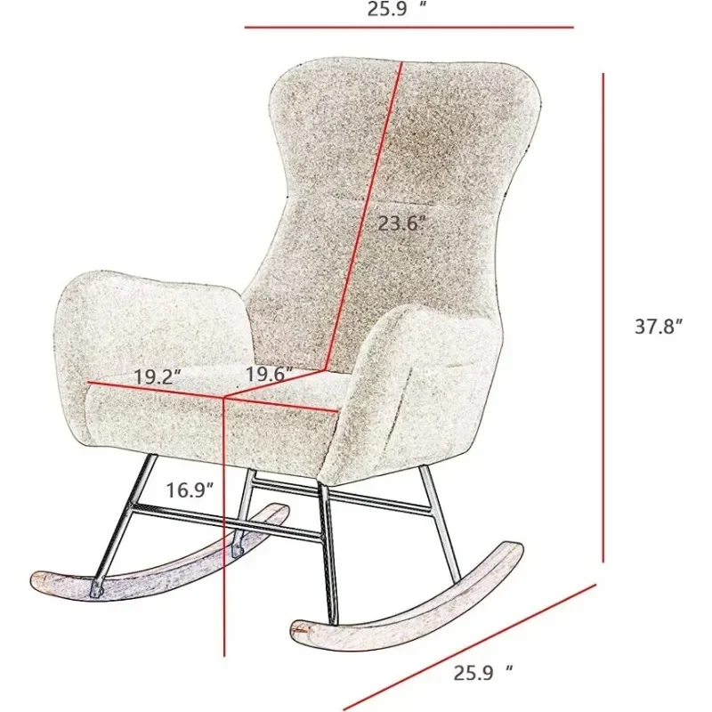Hansones Schommelstoel Kinderk - Baby Nursery Rocking Chair recensie en prijs