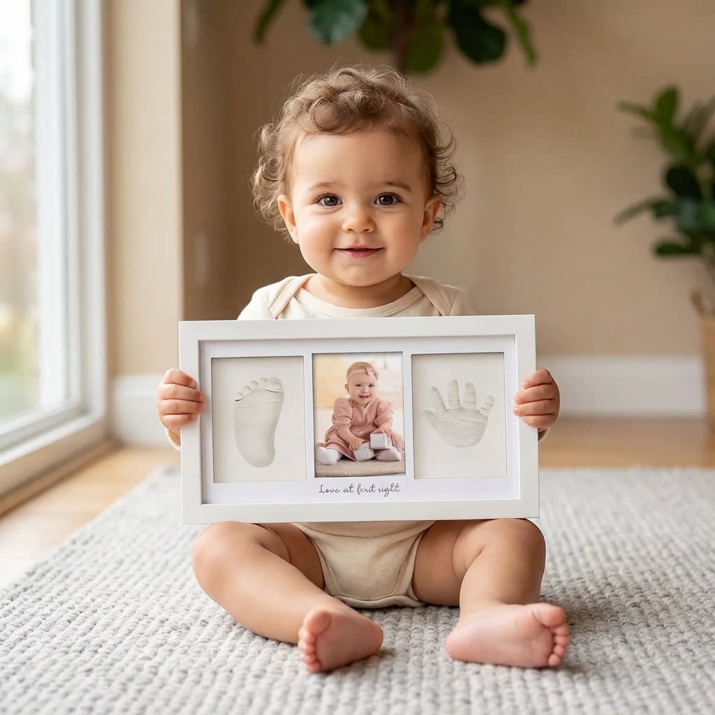 Baby Handafdruk Voetafdruk Kle - Baby Nursery Images recensie en prijs