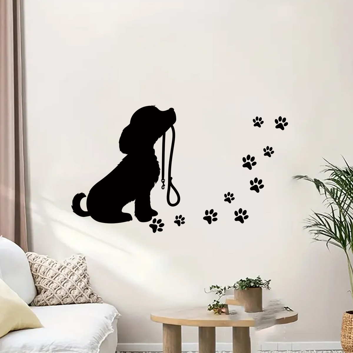 1Pc Leuke Wachten Hond en Voet - Baby Nursery Vinyl recensie en prijs