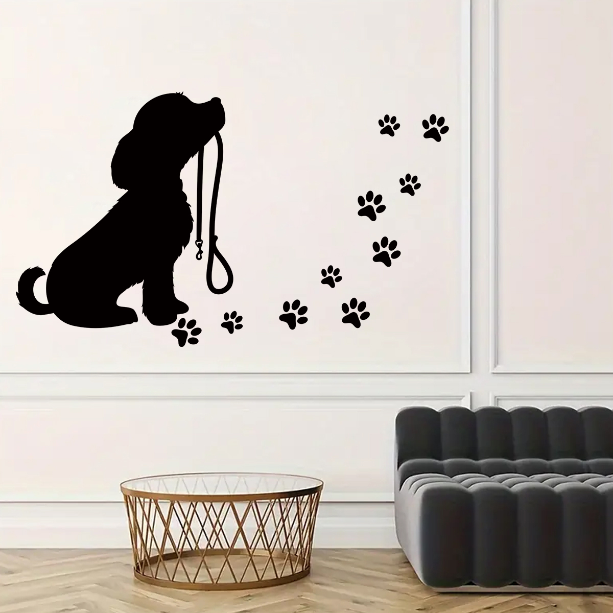 1Pc Leuke Wachten Hond en Voet - Baby Nursery Vinyl recensie en prijs