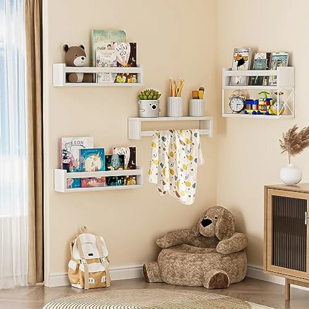 QimCoor kinderkamer boekenplan - Baby Nursery Floating Shelves recensie en prijs