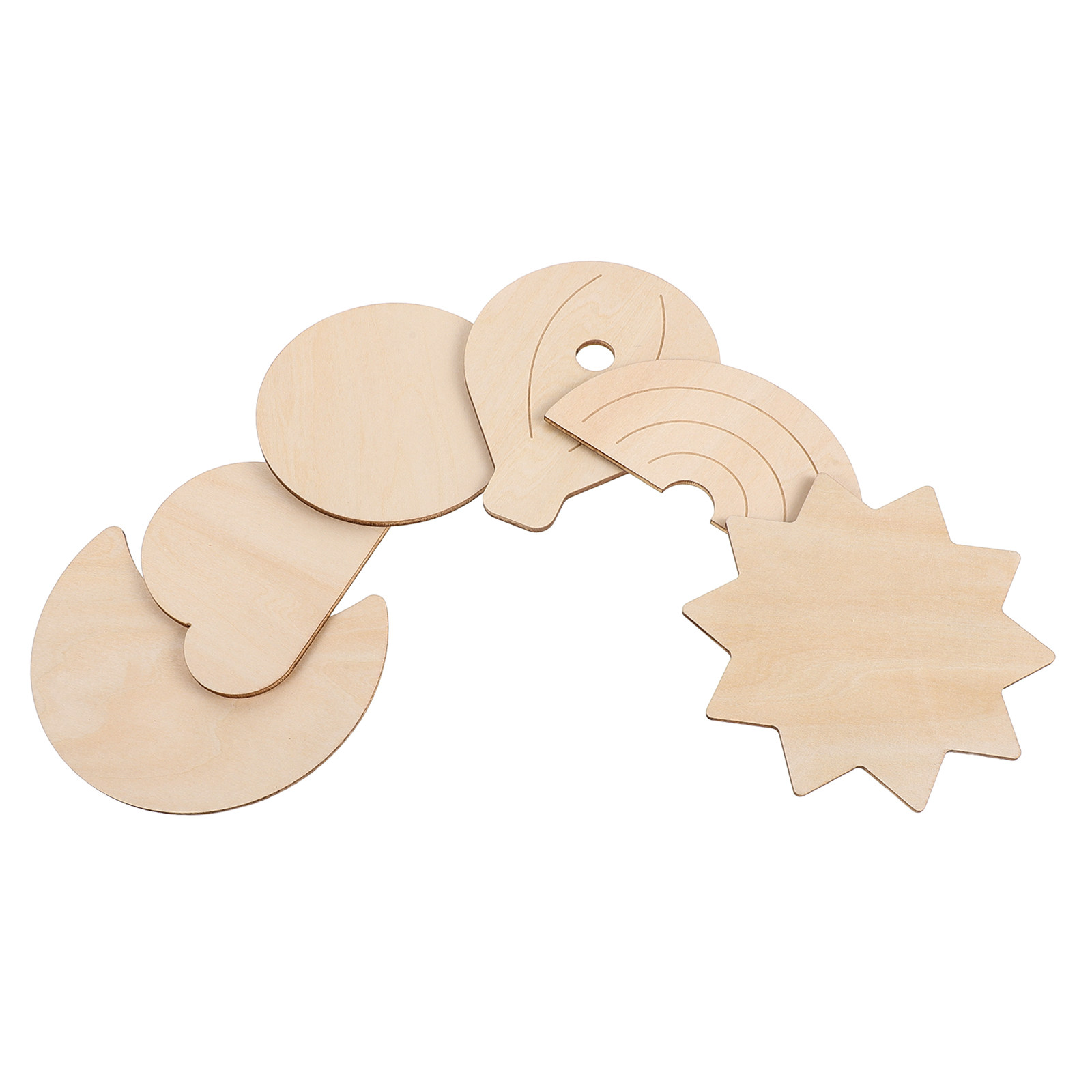 6 stuks houten muurstickers me - Baby Nursery Hot Air Balloon Theme recensie en prijs