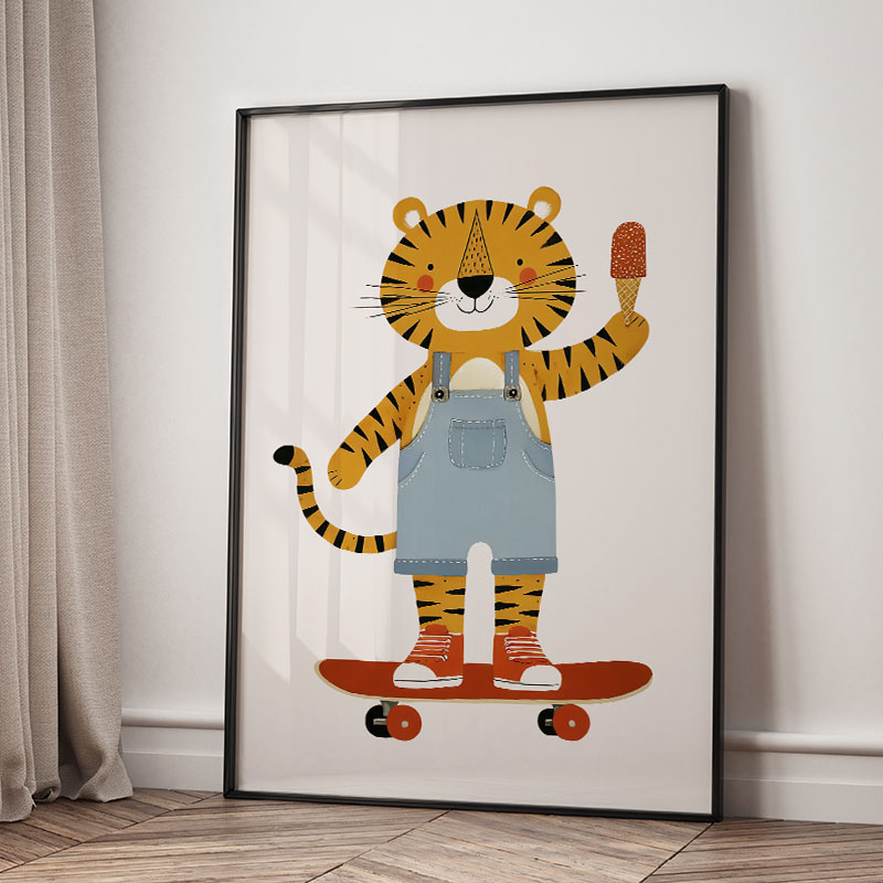 Grappige cartoon dieren auto b - Baby Nursery Images recensie en prijs
