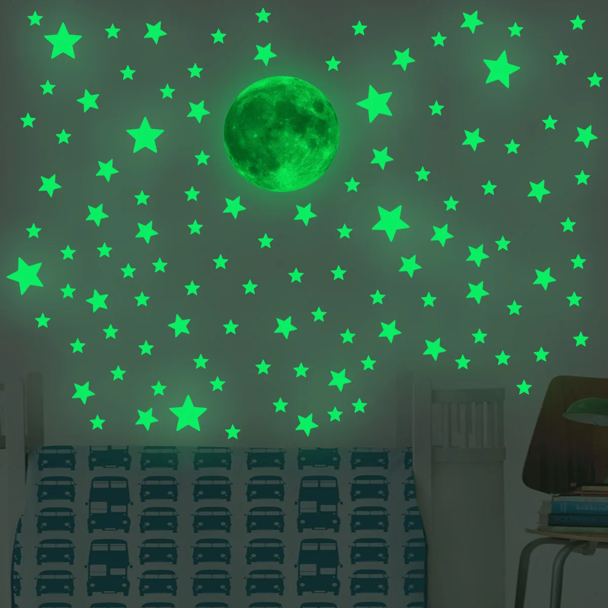 Lichtgevende maansterren wands - Baby Nursery Vinyl recensie en prijs