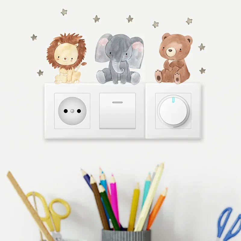 1/2/4/6set Cartoon Dieren Muur - Baby Nursery Stickers recensie en prijs