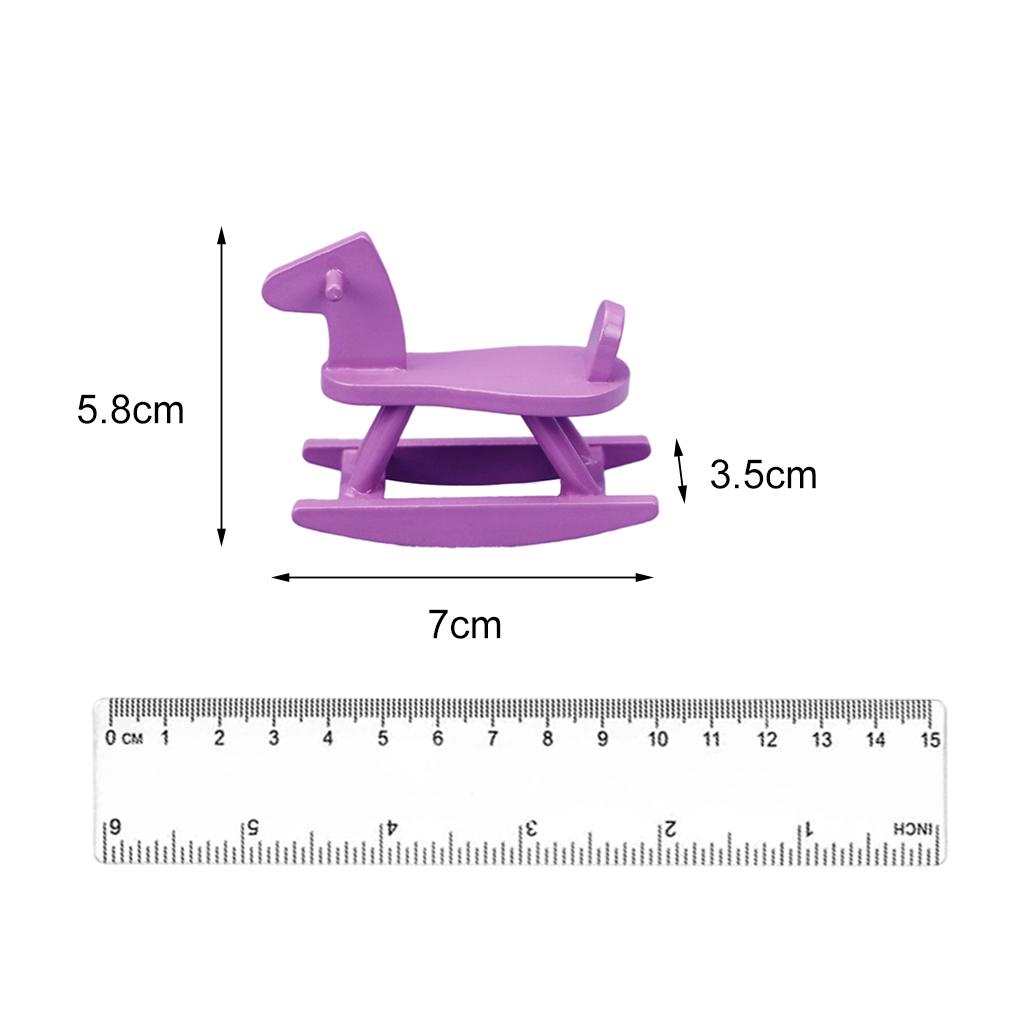 Poppenhuisminiaturen Houten sc - Baby Nursery Rocking Chair recensie en prijs