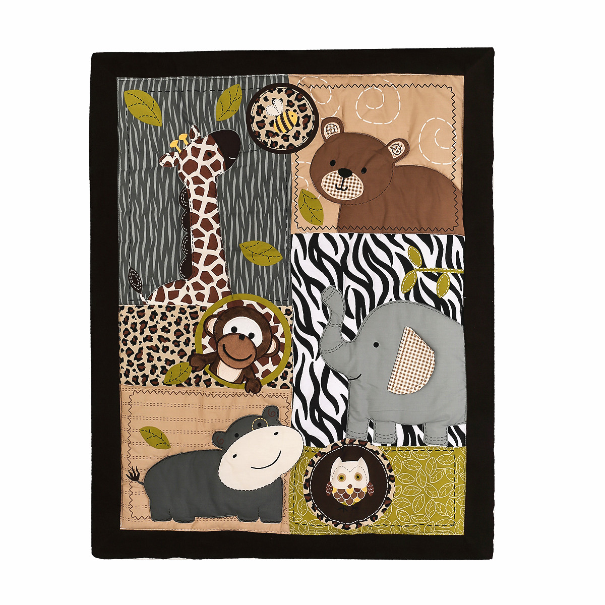 3 Stuks Geborduurde Pasgeboren - Baby Nursery Quilts recensie en prijs